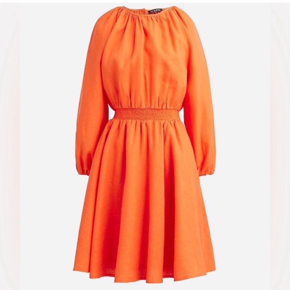 NWT J Crew Palermo linen dress